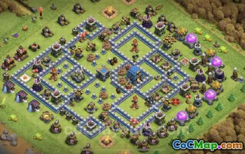 Top Anti 2 Stars TH12 Base - Clash of Clans Defense #25654