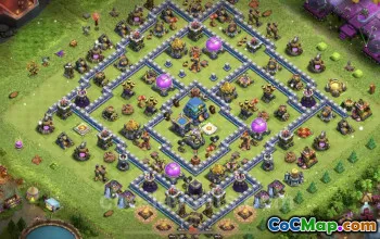 Top Anti 2 Stars TH12 Base for Legend League in COC #25550