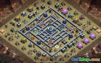 Top Anti 2 Stars TH13 War Base - Best Town Hall 13 Copy #25884