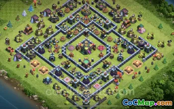 Top Anti 2 Stars TH14 Base - Legend League Link & Guide #21761