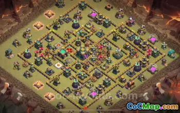 Top Anti 2 Stars TH14 War Base Link for Legend League #21431