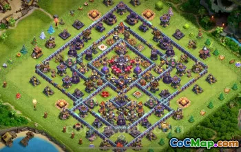 Top Anti 2 Stars TH15 Base - Clash of Clans Defense #21978