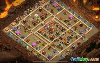 Top Anti 2 Stars TH16 War Base Link for 2025 - Clash of Clans #22287