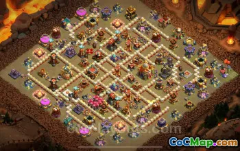Top Anti 2 Stars TH16 War Base with Link - Clash of Clans 2025 #22282