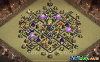 Top Anti 2 Stars TH9 War Base Link - Hybrid 2023 #19558