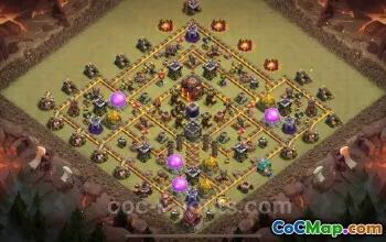Top Anti 2 Stars War Base TH10 - Legend League 2025 #19702