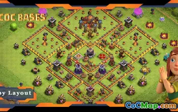 Top Anti 3 Star TH10 Base Layouts - Clash of Clans #22367