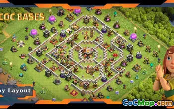 Top Anti 3 Star TH11 Base Layout - Clash of Clans #19216