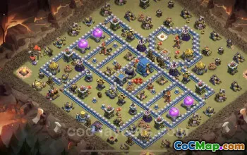 Top Anti 3 Star TH12 War Base Link - Clash of Clans #25498