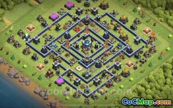 Top Anti 3 Star TH13 Base for Legend League - Clash of Clans #25693