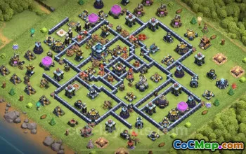 Top Anti 3 Star TH13 Base Link for Clash of Clans #21020