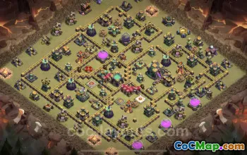 Top Anti 3 Star TH14 War Base Links for Clash of Clans #21813
