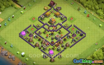 Top Anti 3-Star TH7 Base Links - Hybrid Designs 2024 #18536
