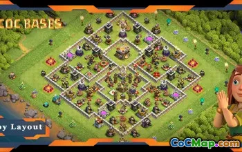 Top Anti 3 Stars Base TH11 | Clash of Clans Defense Layout #20237