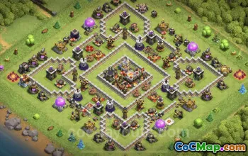 Top Anti 3 Stars TH11 Base Copy for Clash of Clans #20279