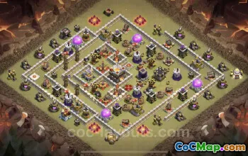 Top Anti 3 Stars TH11 War Base | Clash of Clans #25430