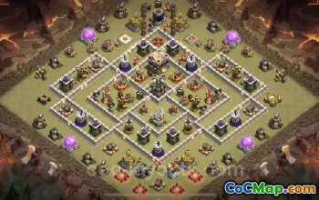 Top Anti 3 Stars TH11 War Base Copy with Link | Clash of Clans #25426