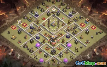 Top Anti 3 Stars TH11 War Base for CWL - Copy Link #25369