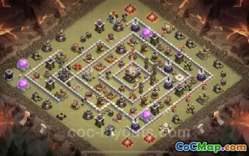 Top Anti 3 Stars TH11 War Base Link - Clash of Clans #25428