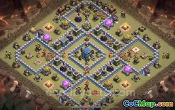Top Anti 3 Stars TH12 War Base - Clash of Clans #25643