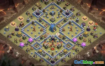 Top Anti 3 Stars TH12 War Base - Clash of Clans Copy #25587