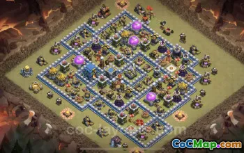 Top Anti 3 Stars TH12 War Base - Clash of Clans (CWL) #20760