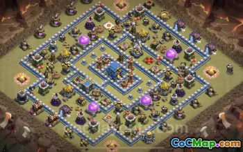 Top Anti 3 Stars TH12 War Base - Clash of Clans (CWL) #20845