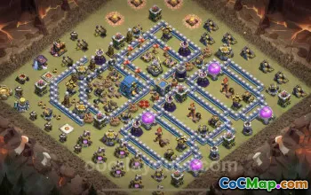 Top Anti 3 Stars TH12 War Base Link - Clash of Clans #25507