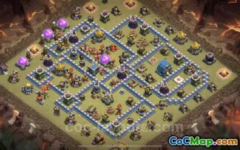 Top Anti 3 Stars TH12 War Base Link - Clash of Clans #25586