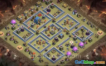 Top Anti 3 Stars TH12 War Bases with Links - Clash of Clans #25509