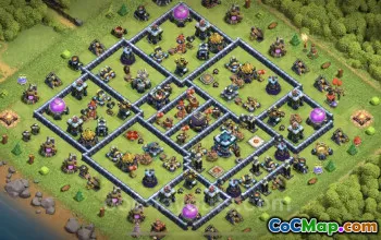 Top Anti 3 Stars TH13 Base Links for Clash of Clans #21421