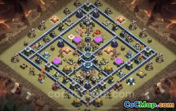 “Top Anti 3 Stars TH13 War Base with Link - Clash of Clans” #21329