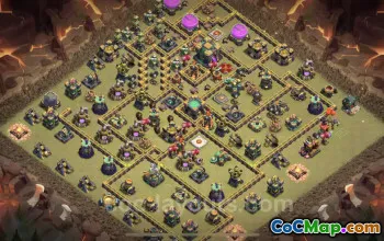 Top Anti 3 Stars TH14 War Base - Clash of Clans Copy #21540