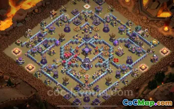 Top Anti 3 Stars TH15 War Base - Clash of Clans #21985