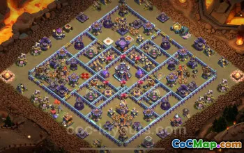 Top Anti 3 Stars TH15 War Base | Clash of Clans #22127