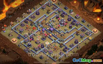 Top Anti 3 Stars TH15 War Base Link - Clash of Clans #26173