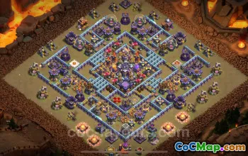 Top Anti 3 Stars TH15 War Base Link - Clash of Clans #26185