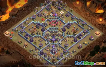Top Anti 3 Stars TH15 War Base Link - Clash of Clans #26226