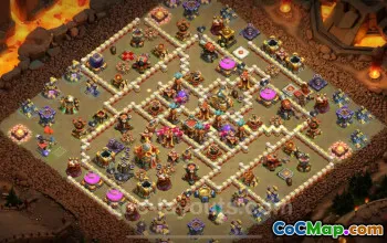 Top Anti 3 Stars TH16 War Base 2025 - Clash of Clans #22376