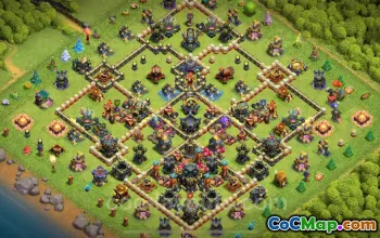 Top Anti 3 Stars TH17 Base Links for Clash of Clans 2025 #26727