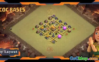 Top Anti 3 hvězdičky TH5 Base Layout | Clash of Clans #17891
