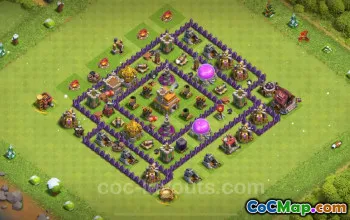 Top Anti 3 Stars TH7 Base Links för Clash of Clans 2024 #18675