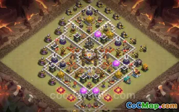 Top Anti 3 Stars War Base TH11 - Hybrid Base Link 2025 #20152