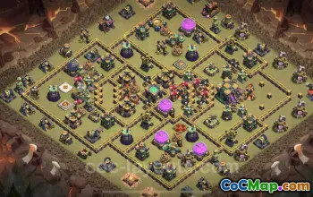 Top Anti 3 Stars War Base TH14 – Clash of Clans #21693