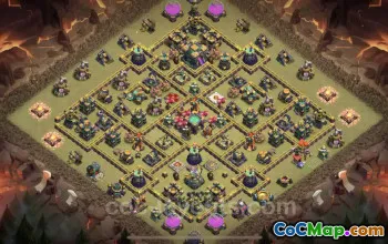 Top Anti 3 Stars War Base TH14 - Clash of Clans Copy #21706