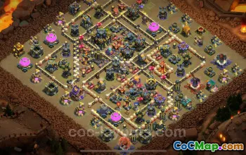 Top Anti 3 Stars War Base TH17 - Clash of Clans 2025 #26832