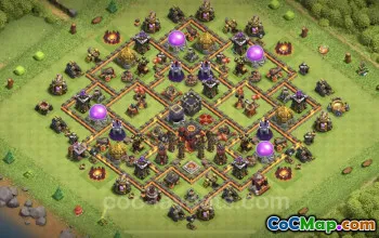 Top Anti Dragon TH10 Base Copy - Hybrid Defense Link #24996