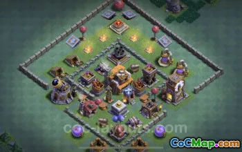 Top Anti Everything BH5 Base Design for Clash of Clans #22809