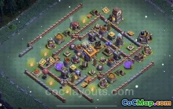 Top Anti-Everything BH8 Base Design - Clash of Clans #23087
