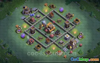 Topp Anti-Everything Builder Hall Nivå 5 Base - Clash of Clans #17811